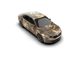 Modern car isolated on background. 3d rendering - illustration png