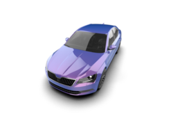Modern car isolated on background. 3d rendering - illustration png