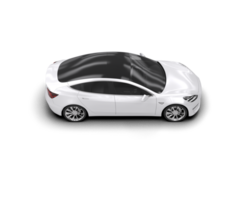 Modern car isolated on background. 3d rendering - illustration png