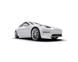 Modern car isolated on background. 3d rendering - illustration png