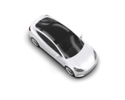 Modern car isolated on background. 3d rendering - illustration png