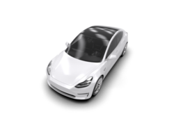 Modern car isolated on background. 3d rendering - illustration png