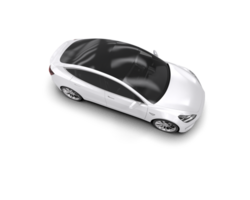 Modern car isolated on background. 3d rendering - illustration png