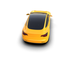 Modern car isolated on background. 3d rendering - illustration png