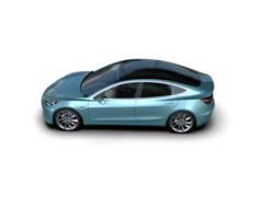 Modern car isolated on background. 3d rendering - illustration png