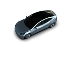 Modern car isolated on background. 3d rendering - illustration png