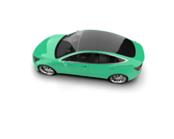 Modern car isolated on background. 3d rendering - illustration png