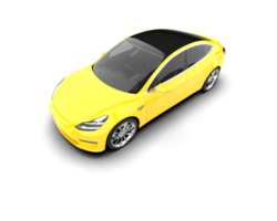 Modern car isolated on background. 3d rendering - illustration png