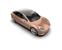 Modern car isolated on background. 3d rendering - illustration png