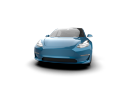 Modern car isolated on background. 3d rendering - illustration png