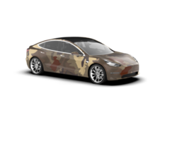 Modern car isolated on background. 3d rendering - illustration png