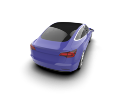 Modern car isolated on background. 3d rendering - illustration png