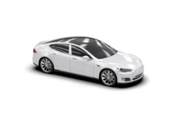 Modern car isolated on background. 3d rendering - illustration png
