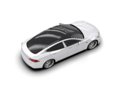 Modern car isolated on background. 3d rendering - illustration png