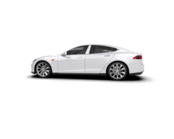 Modern car isolated on background. 3d rendering - illustration png