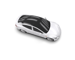 Modern car isolated on background. 3d rendering - illustration png