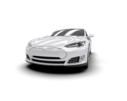 Modern car isolated on background. 3d rendering - illustration png