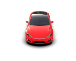 Modern car isolated on background. 3d rendering - illustration png