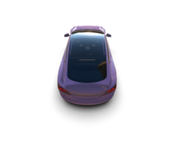 Modern car isolated on background. 3d rendering - illustration png