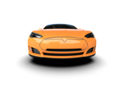 Modern car isolated on background. 3d rendering - illustration png