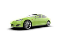 Modern car isolated on background. 3d rendering - illustration png