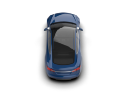 Modern car isolated on background. 3d rendering - illustration png