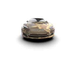 Modern car isolated on background. 3d rendering - illustration png