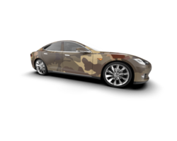 Modern car isolated on background. 3d rendering - illustration png