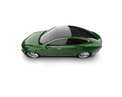 Modern car isolated on background. 3d rendering - illustration png