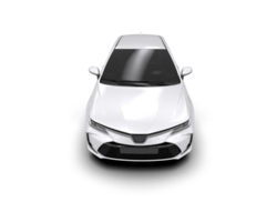 Modern car isolated on background. 3d rendering - illustration png