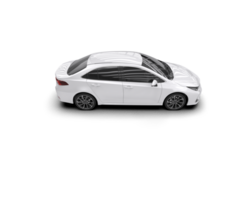 Modern car isolated on background. 3d rendering - illustration png