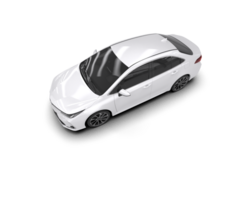Modern car isolated on background. 3d rendering - illustration png