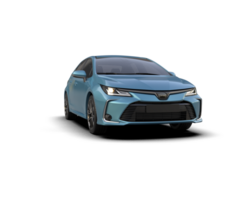 Modern car isolated on background. 3d rendering - illustration png