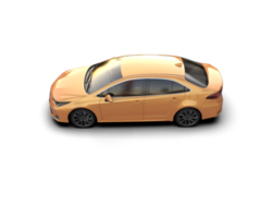 Modern car isolated on background. 3d rendering - illustration png