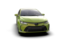 Modern car isolated on background. 3d rendering - illustration png