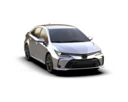 Modern car isolated on background. 3d rendering - illustration png