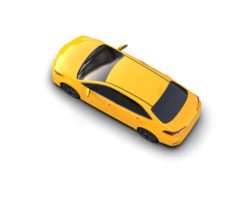 Modern car isolated on background. 3d rendering - illustration png