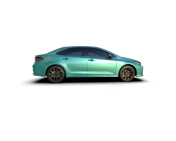 Modern car isolated on background. 3d rendering - illustration png