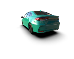 Modern car isolated on background. 3d rendering - illustration png