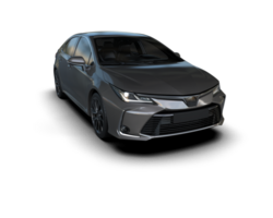 Modern car isolated on background. 3d rendering - illustration png