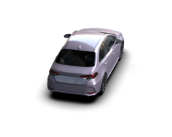 Modern car isolated on background. 3d rendering - illustration png