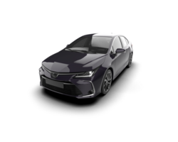 Modern car isolated on background. 3d rendering - illustration png