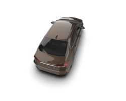 Modern car isolated on background. 3d rendering - illustration png