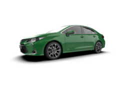 Modern car isolated on background. 3d rendering - illustration png