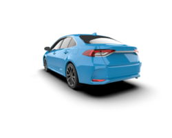 Modern car isolated on background. 3d rendering - illustration png