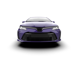 Modern car isolated on background. 3d rendering - illustration png