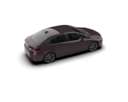 Modern car isolated on background. 3d rendering - illustration png