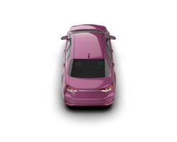 Modern car isolated on background. 3d rendering - illustration png