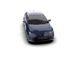 Modern car isolated on background. 3d rendering - illustration png