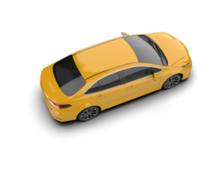 Modern car isolated on background. 3d rendering - illustration png